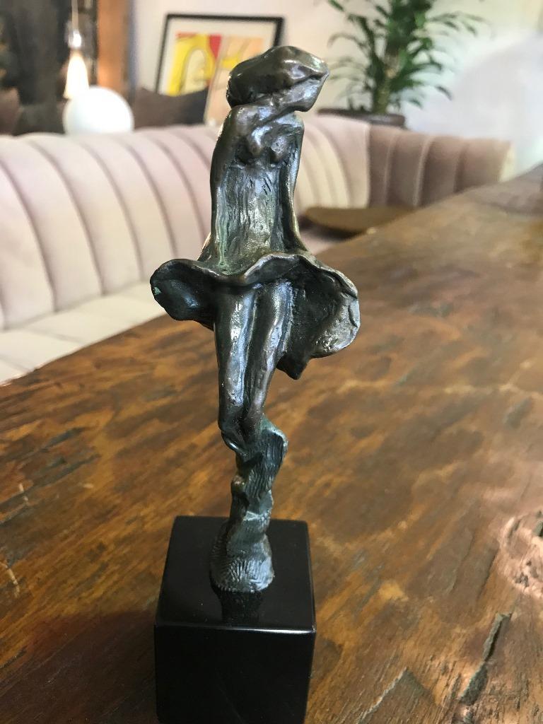 20th Century Tom Corbin Signed Bronze Sculpture/ Statuette 