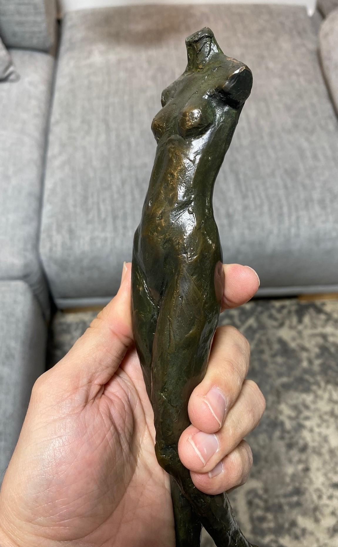 Tom Corbin Signed Limited Edition Bronze Walking Nude Woman Figurative Sculpture 8