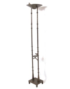 Tom Corbin Solid Bronze Floor Lamp in the style of Diego Giacometti