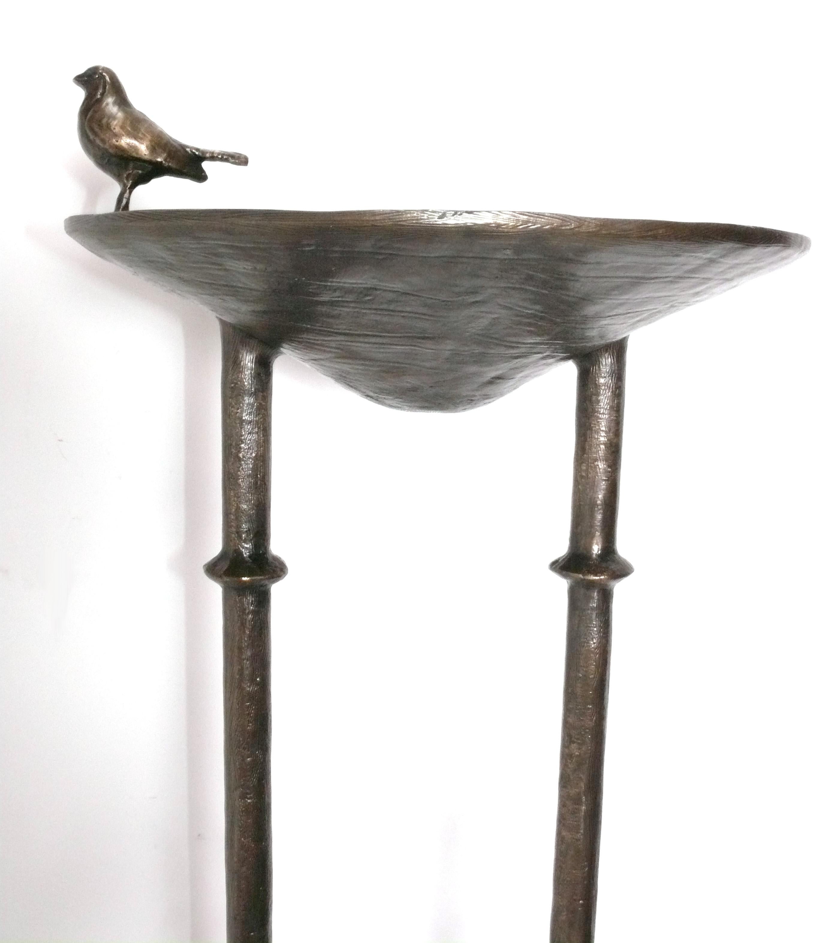 Tom Corbin Stehleuchte aus massiver Bronze im Stil von Diego Giacometti im Zustand „Gut“ im Angebot in Atlanta, GA