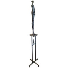Tom Corbin "Woman of Repose" Bronze Sculpture