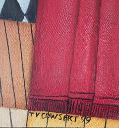 Bailaores flamencos spanish dancers Acrylic on canvas painting