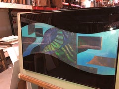 Large Scale 1980s Laser Holography, Cvetkovich Organic Hologram Collage