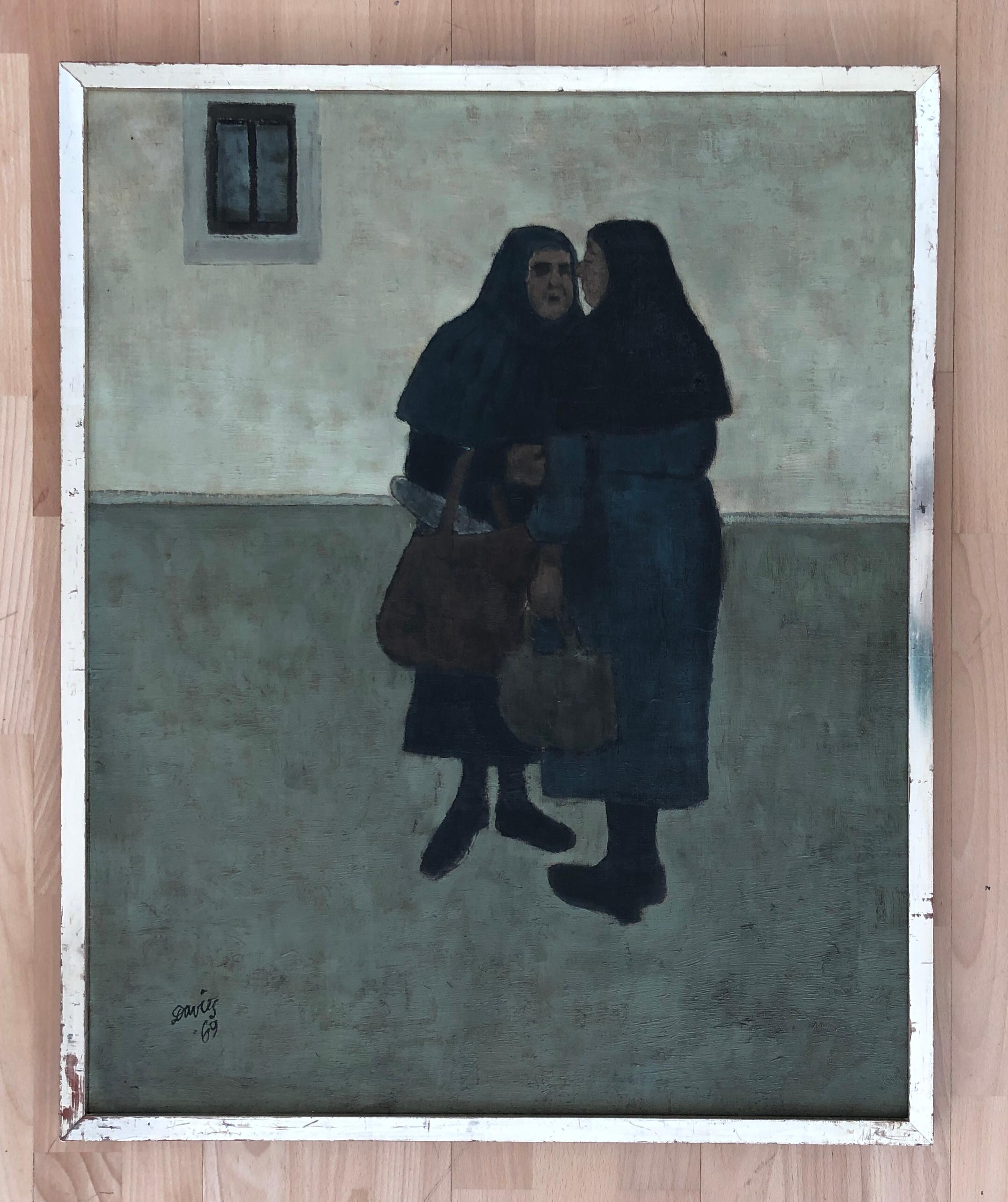 Gossip - Painting di Tom Davies