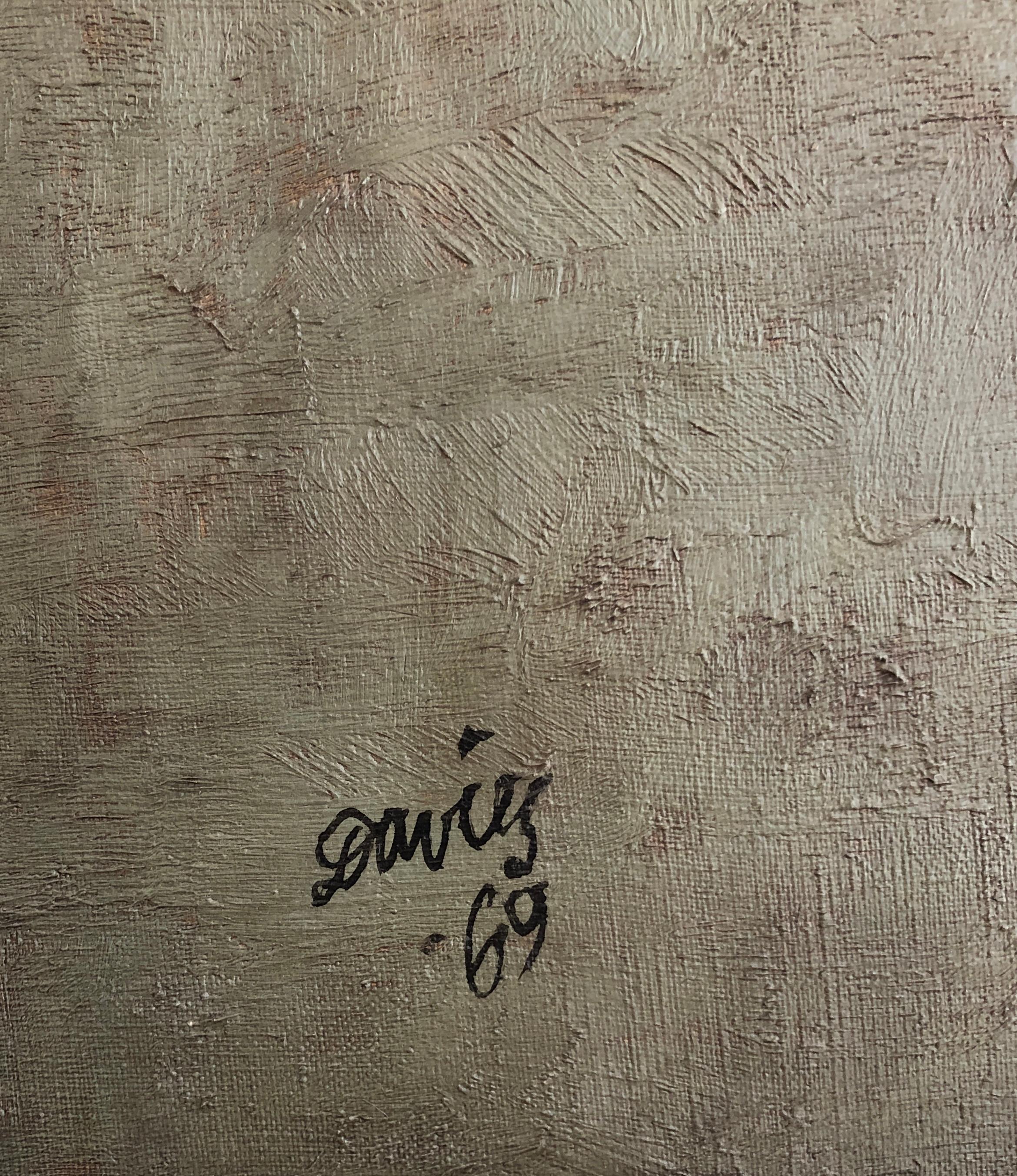 Gossip - Painting Espressionista di Tom Davies
