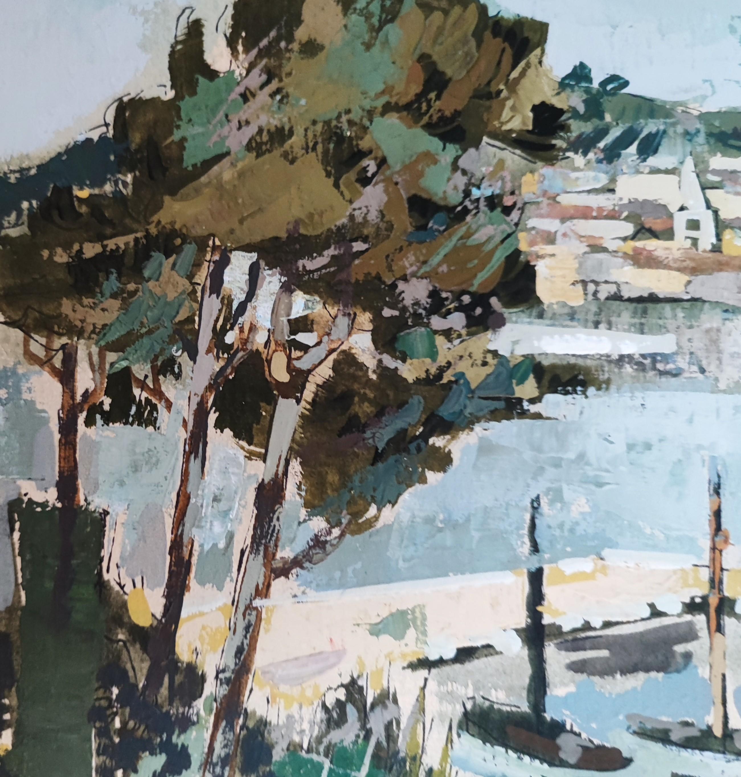 Work on cardboard
Wooden frame
31 x 41 x 3 cm