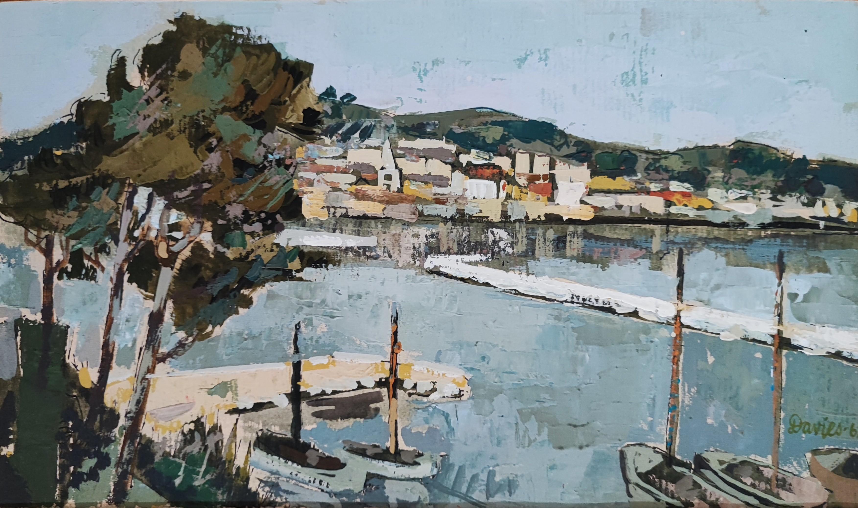 Tom Davies Landscape Painting - Harbor view