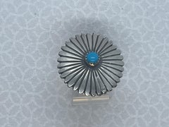 Tom Dinetso Native American Made Turquoise And Sterling Silver Ring