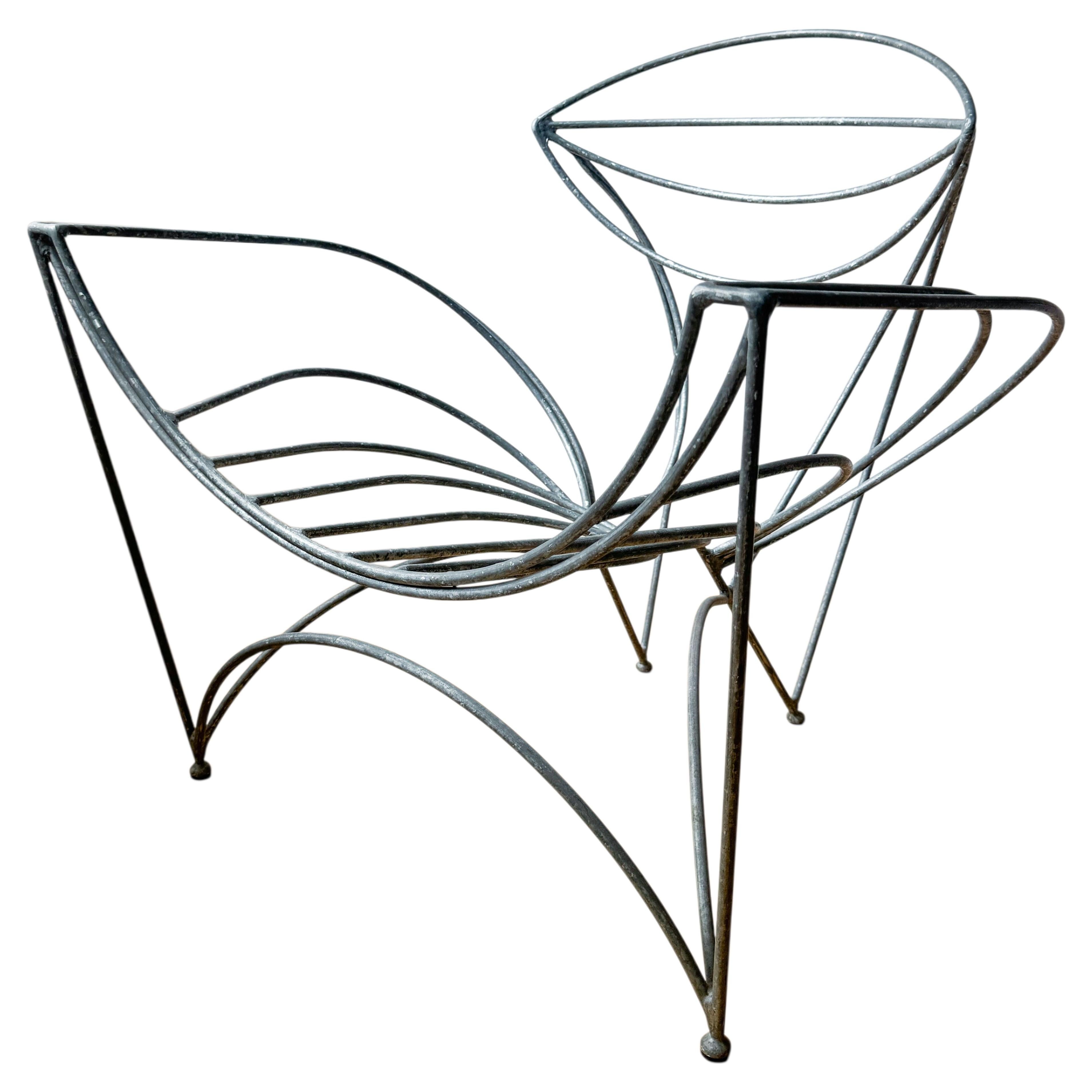 Tom Dixon "Banana Chair" Wire Frame for Cappellini, 1988, 1st Edition