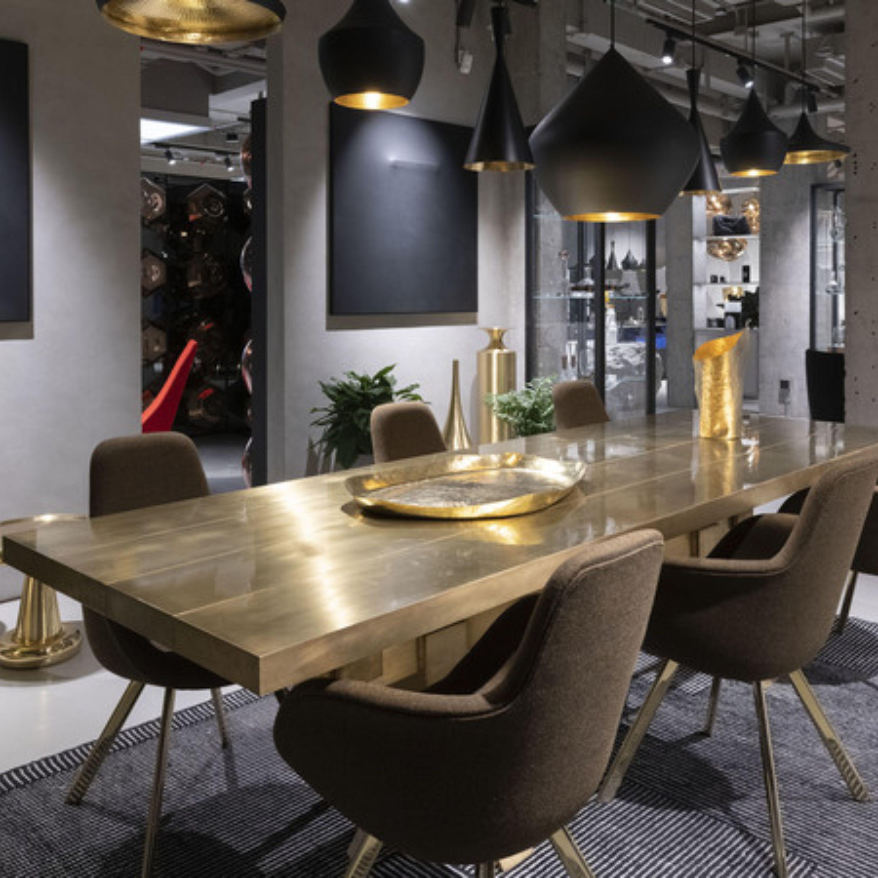 Américain Pendentif en métal noir 'Beat Fat' de Tom Dixon en vente