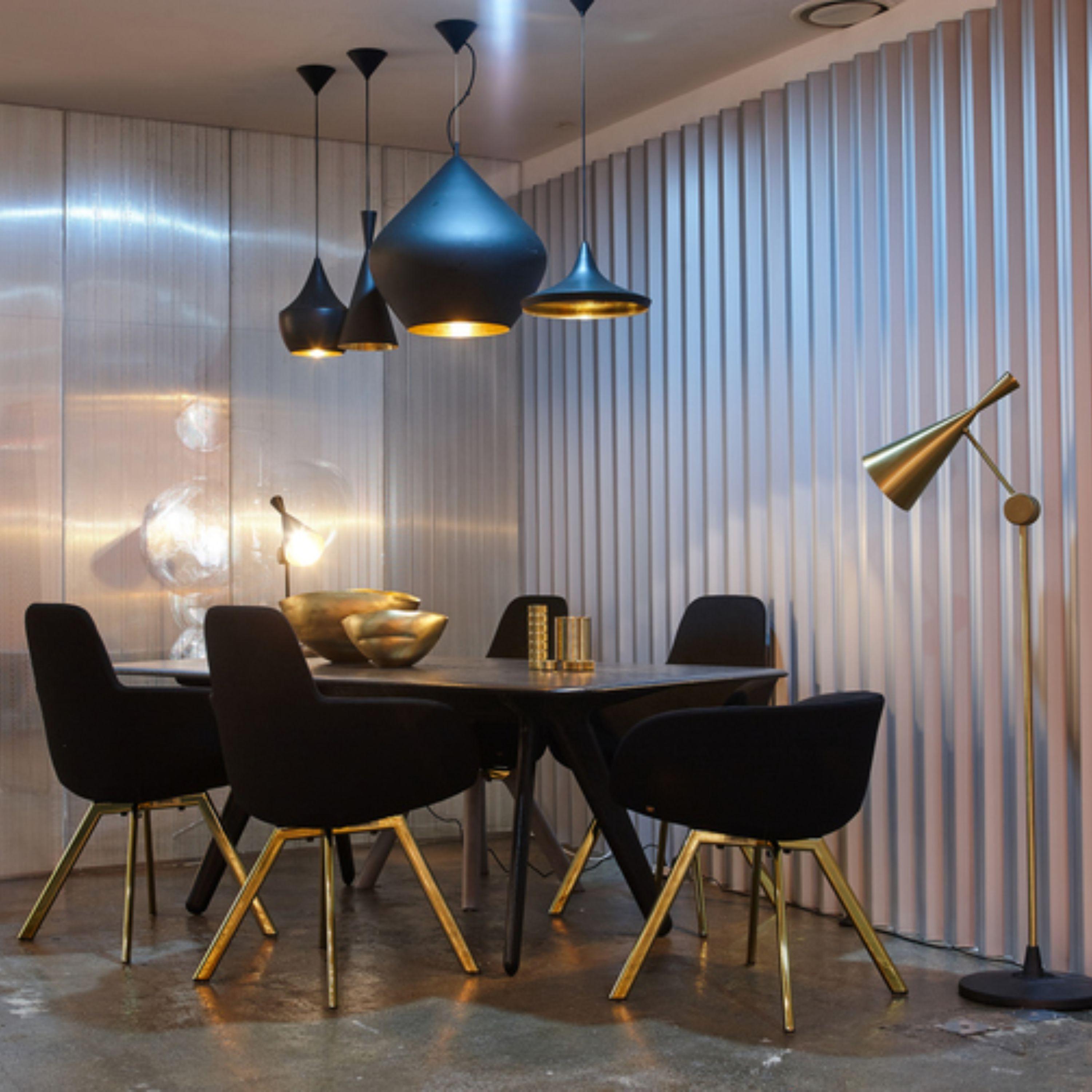 Pendentif en métal noir 'Beat Fat' de Tom Dixon Neuf - En vente à Glendale, CA