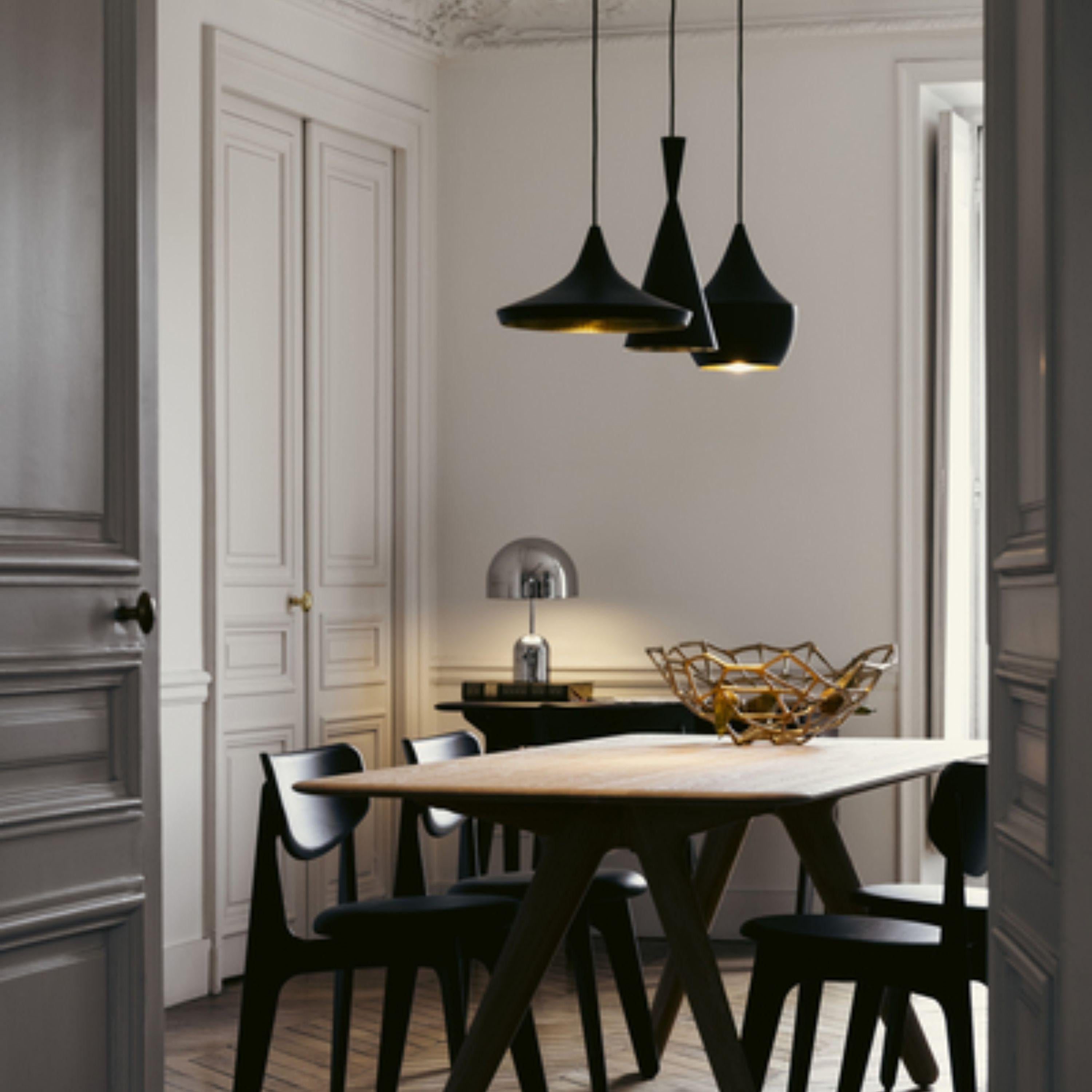 Pendentif en métal noir 'Beat Fat' de Tom Dixon en vente 1