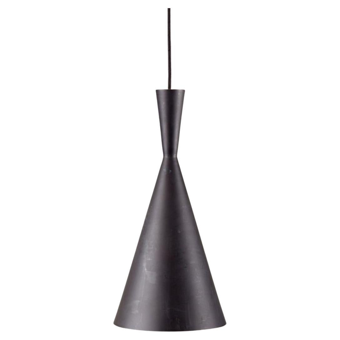 Tom Dixon. Beat Light Tall pendant from hammered metal.