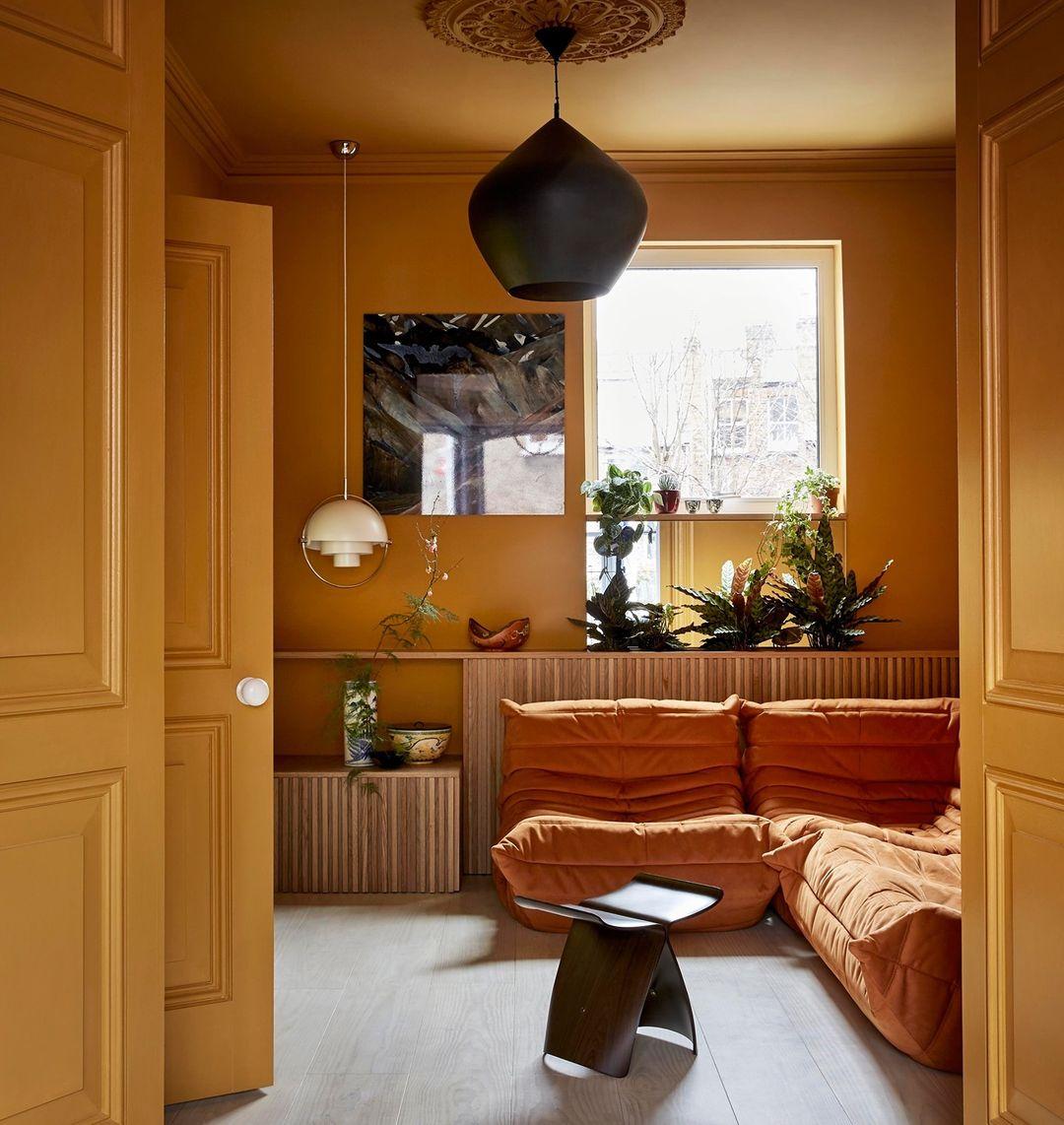 Tom Dixon 'Beat Stout' Black Metal and Brass Pendant For Sale 3