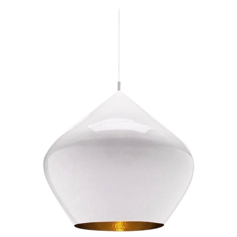 Tom Dixon Beat Stout Pendant Light Fixture, White, Modern Lighting, UK