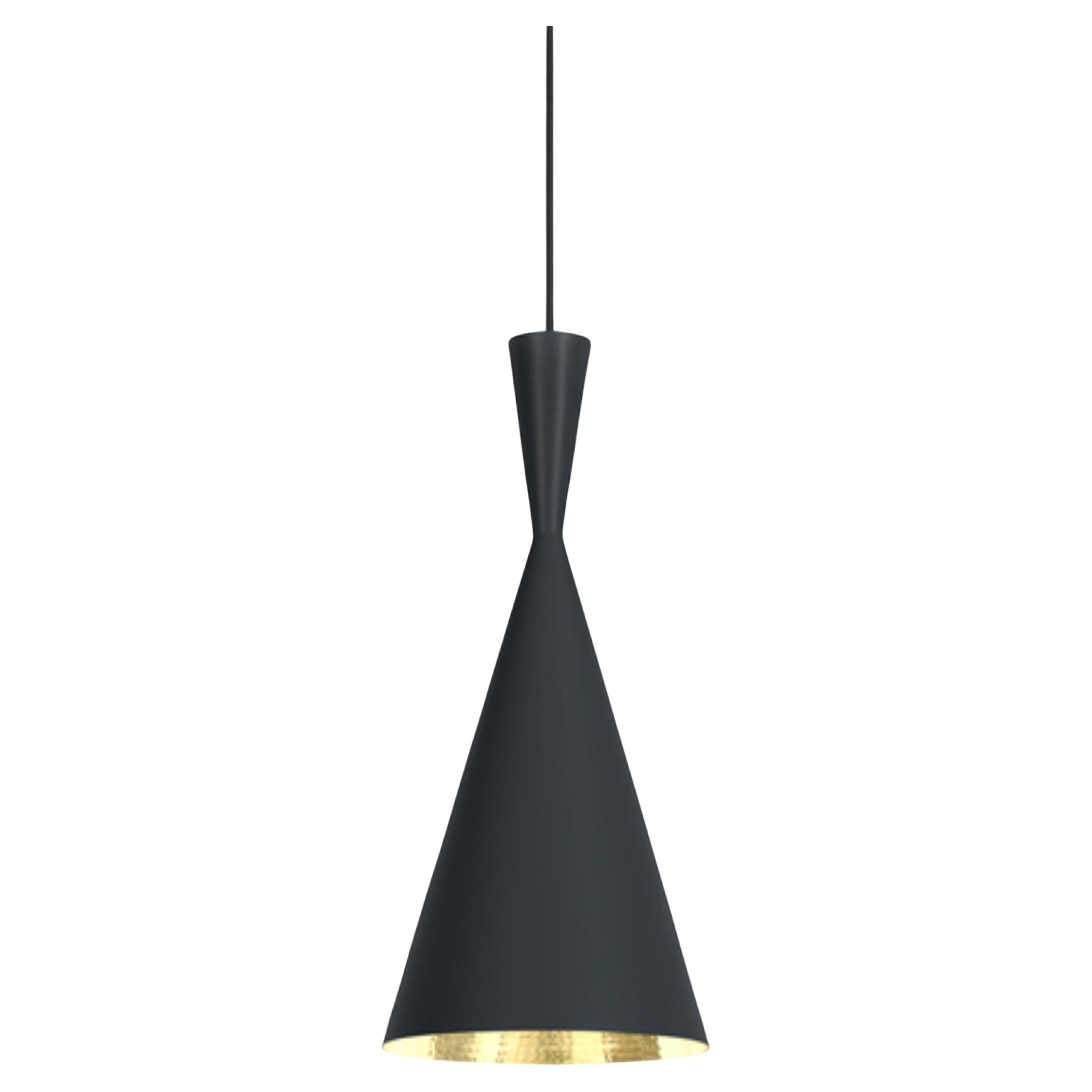 Tom Dixon 
Beat Tall
 Metal Pendant in Black