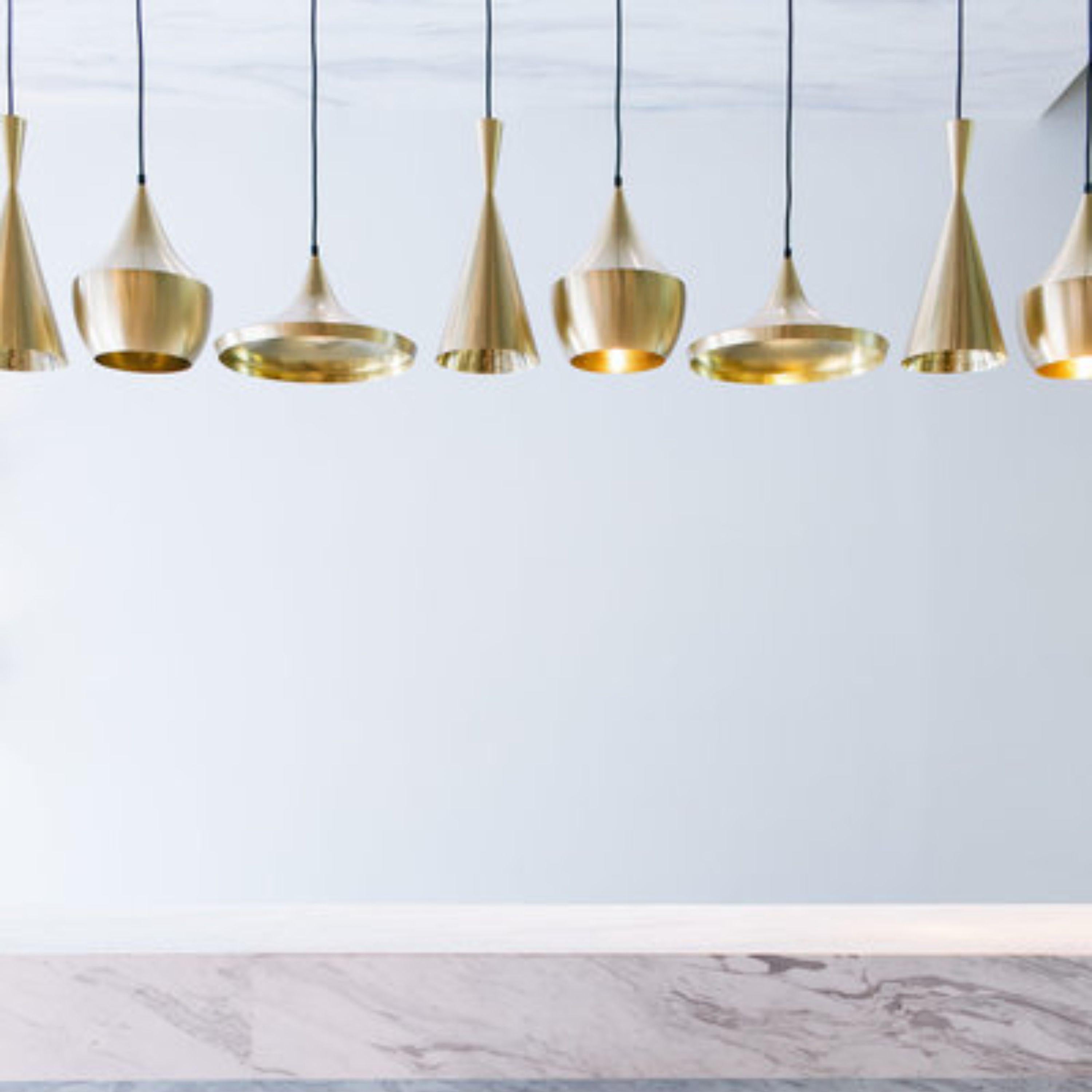 Tom Dixon - Pendentif en métal 'Beat Tall' en laiton en vente 2