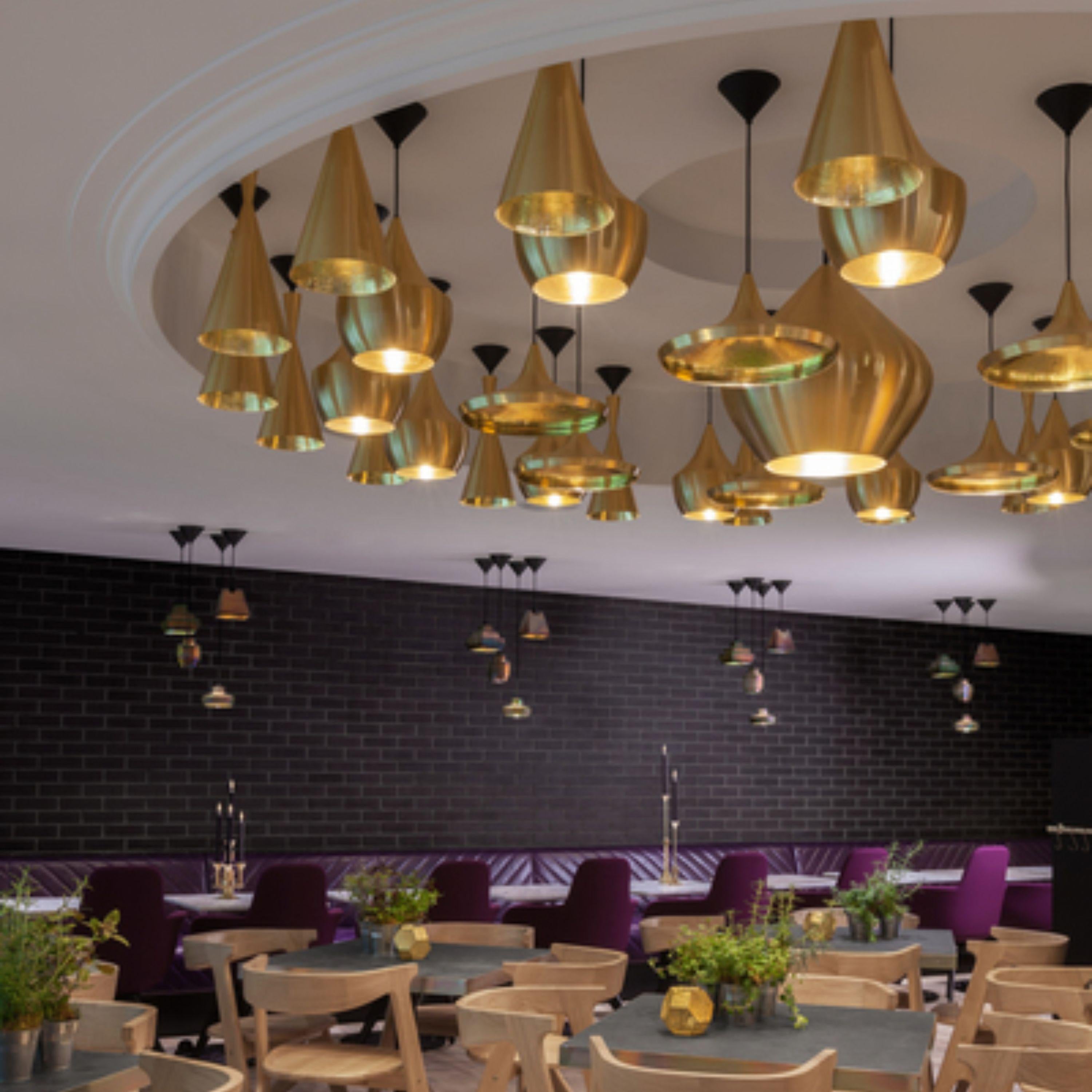 Tom Dixon - Pendentif en métal 'Beat Tall' en laiton en vente 4