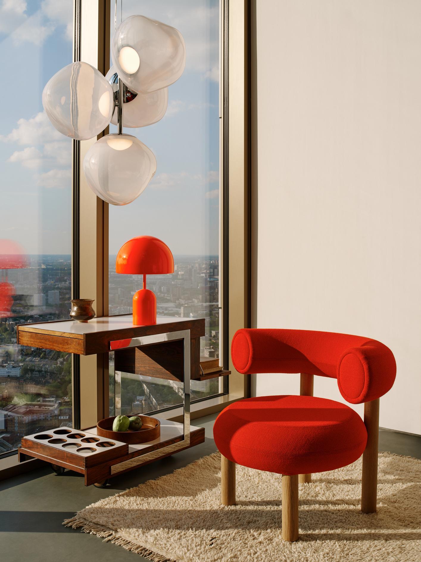 Tom Dixon 'Bell' Portable LED Lamp in Fluoro For Sale 4
