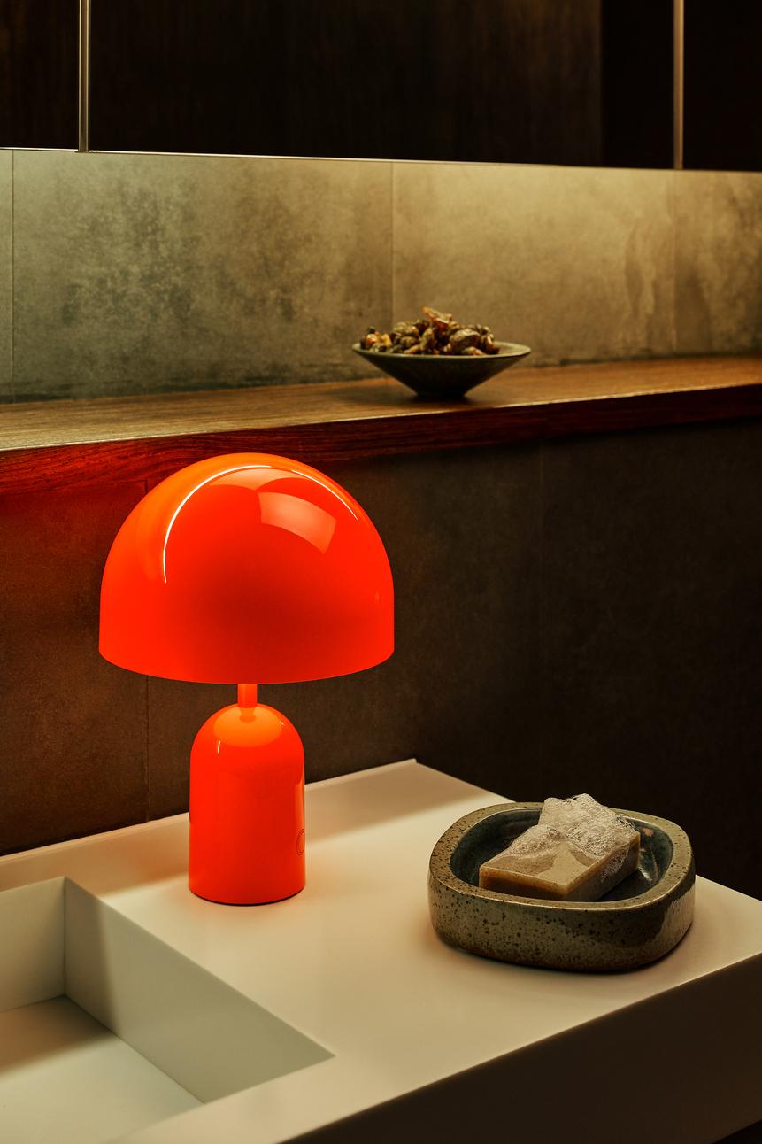 Tom Dixon 'Bell' Portable LED Lamp in Fluoro For Sale 5