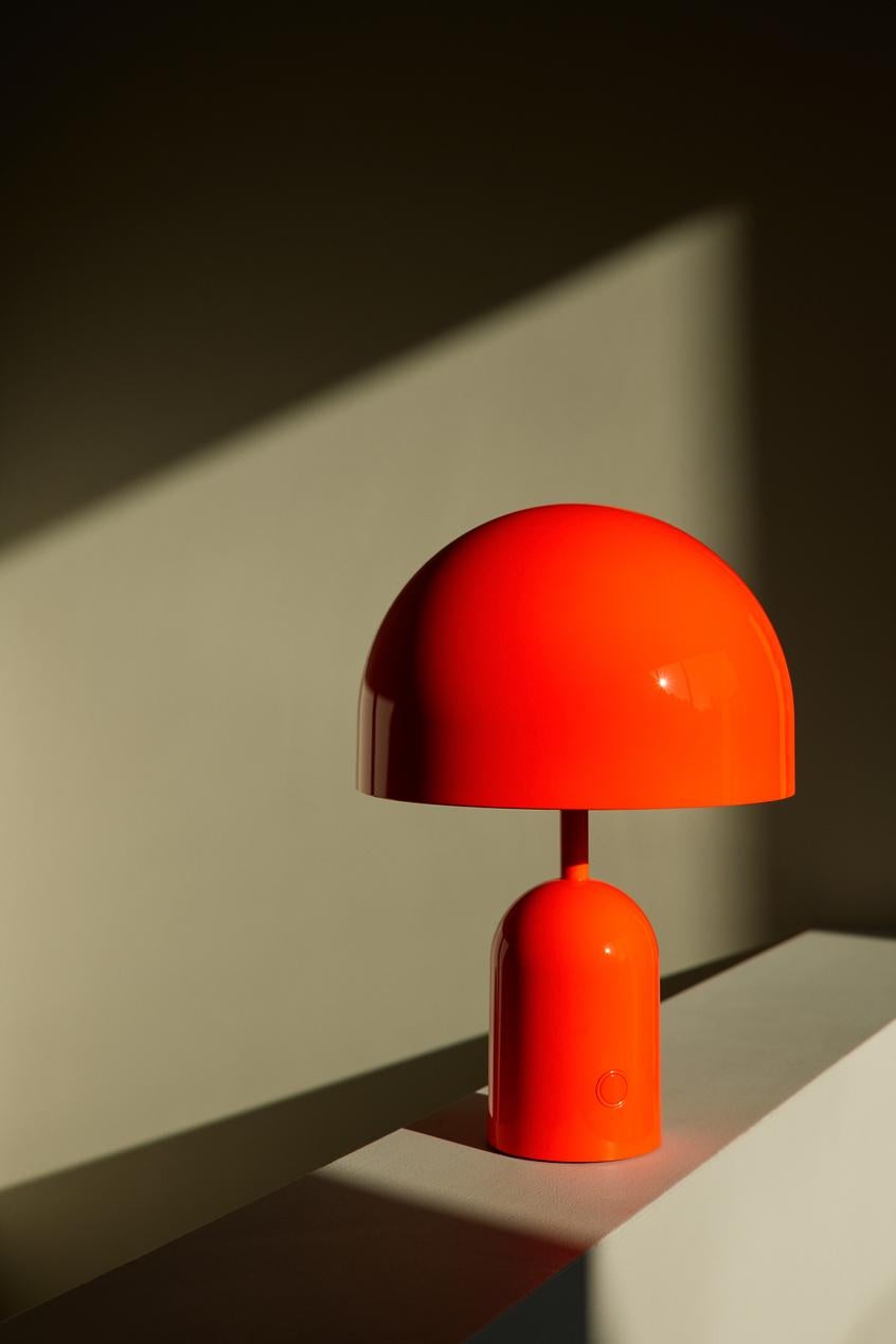 Tom Dixon 'Bell' Portable LED Lamp in Fluoro In New Condition For Sale In Glendale, CA