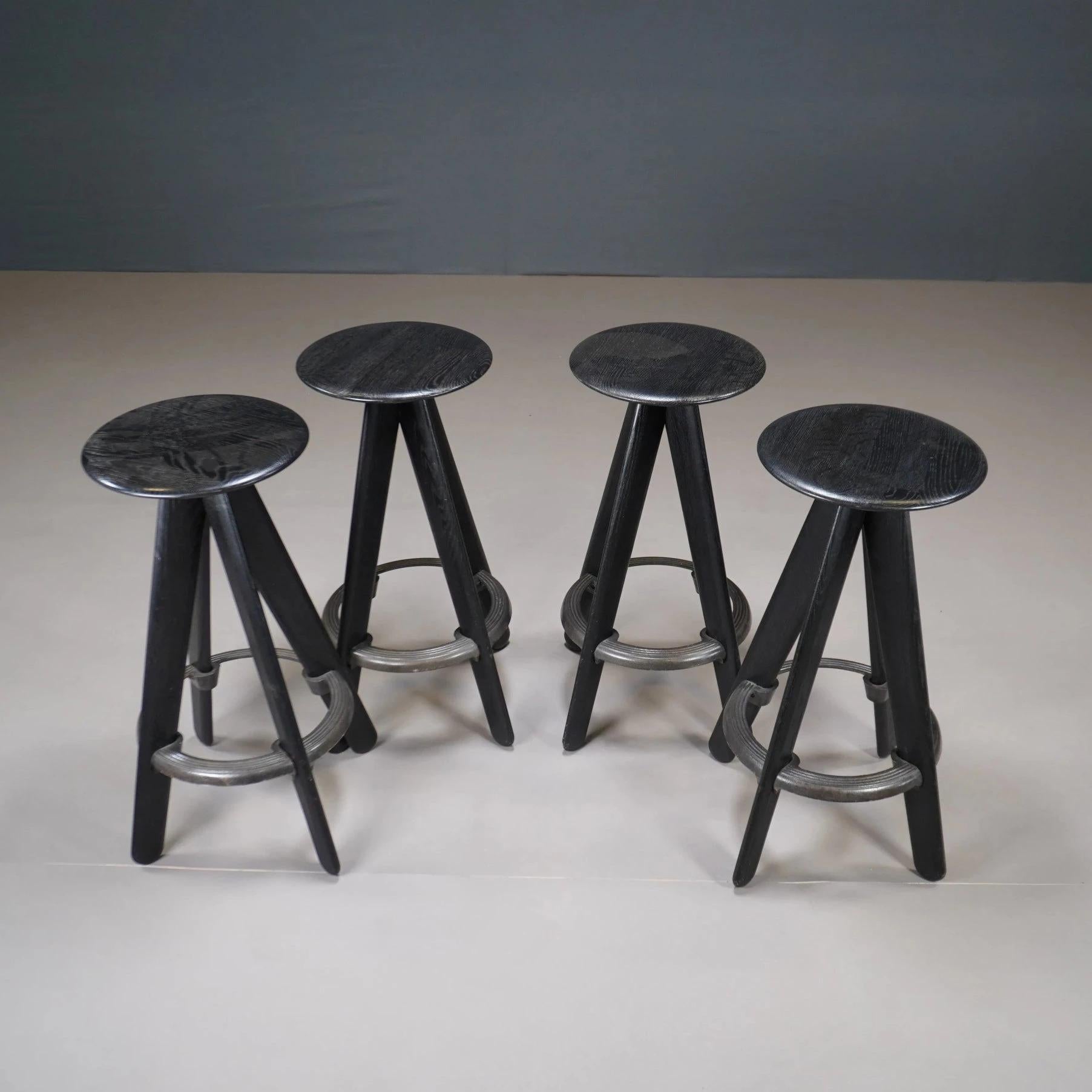 Modern Tom Dixon Black Barstool