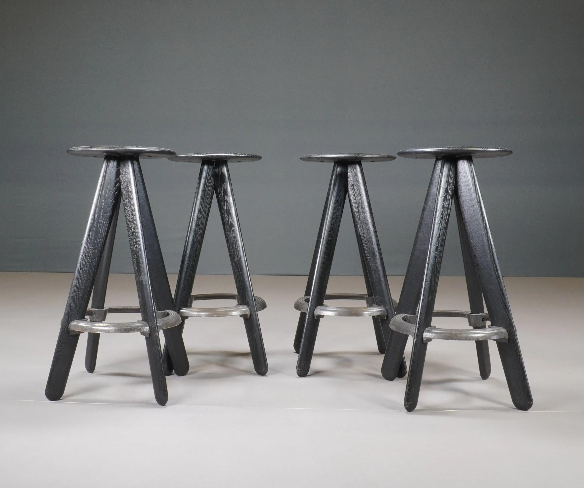 Contemporary Tom Dixon Black Barstool