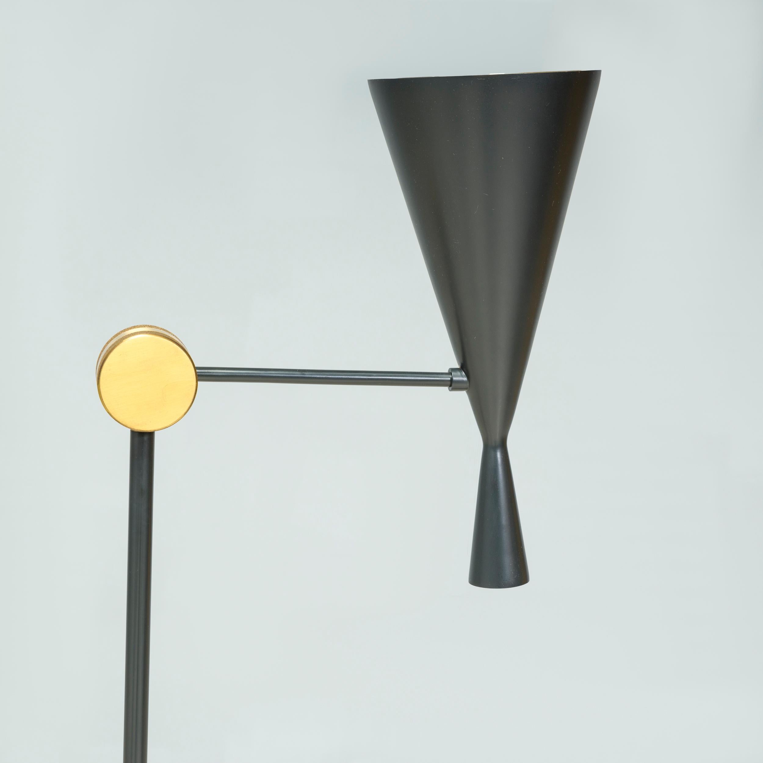 Tom Dixon Black Beat Floor Lamp In Good Condition For Sale In London, GB