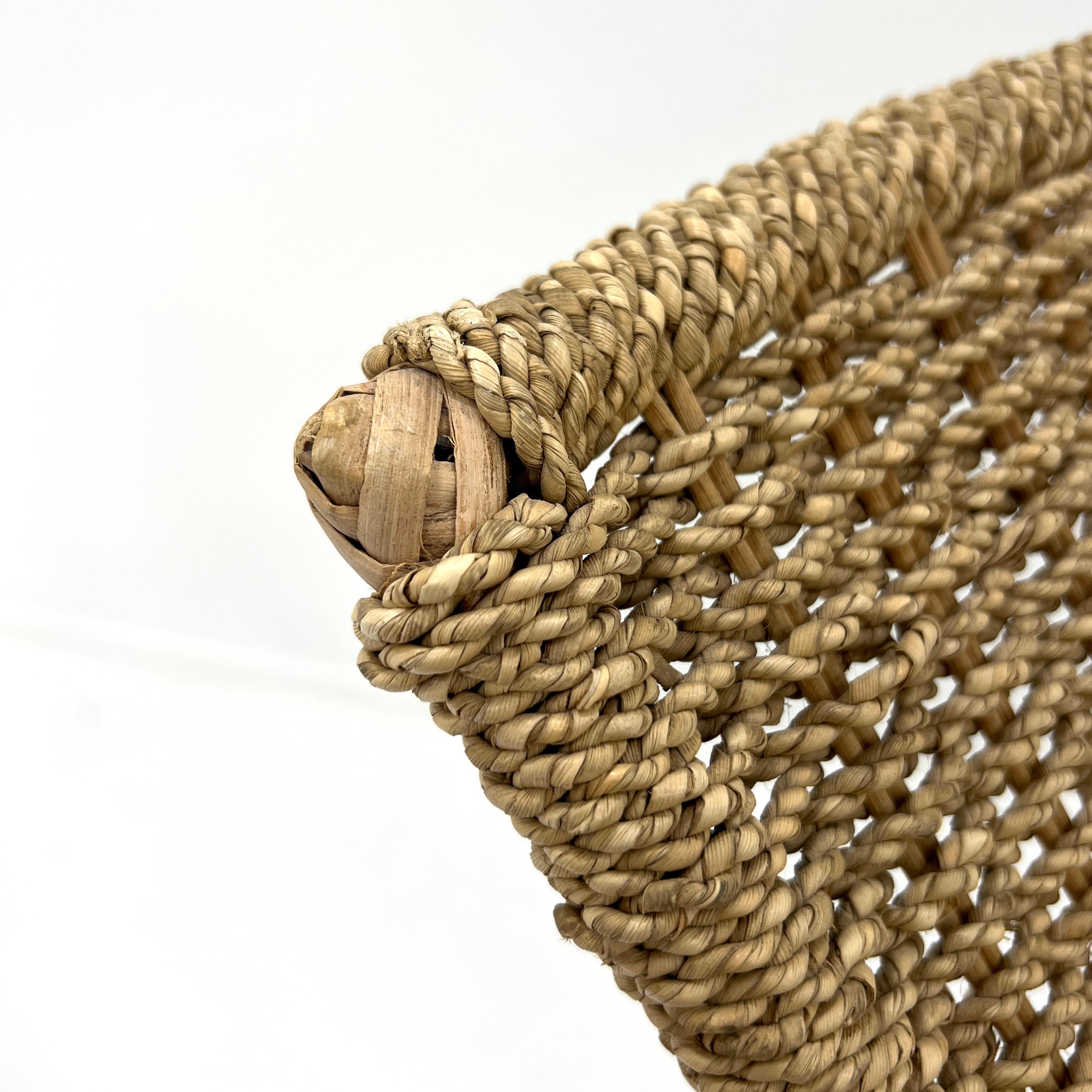 Tom Dixon 'Bolide' Woven Seagrass Chair, London, 1991 For Sale 1