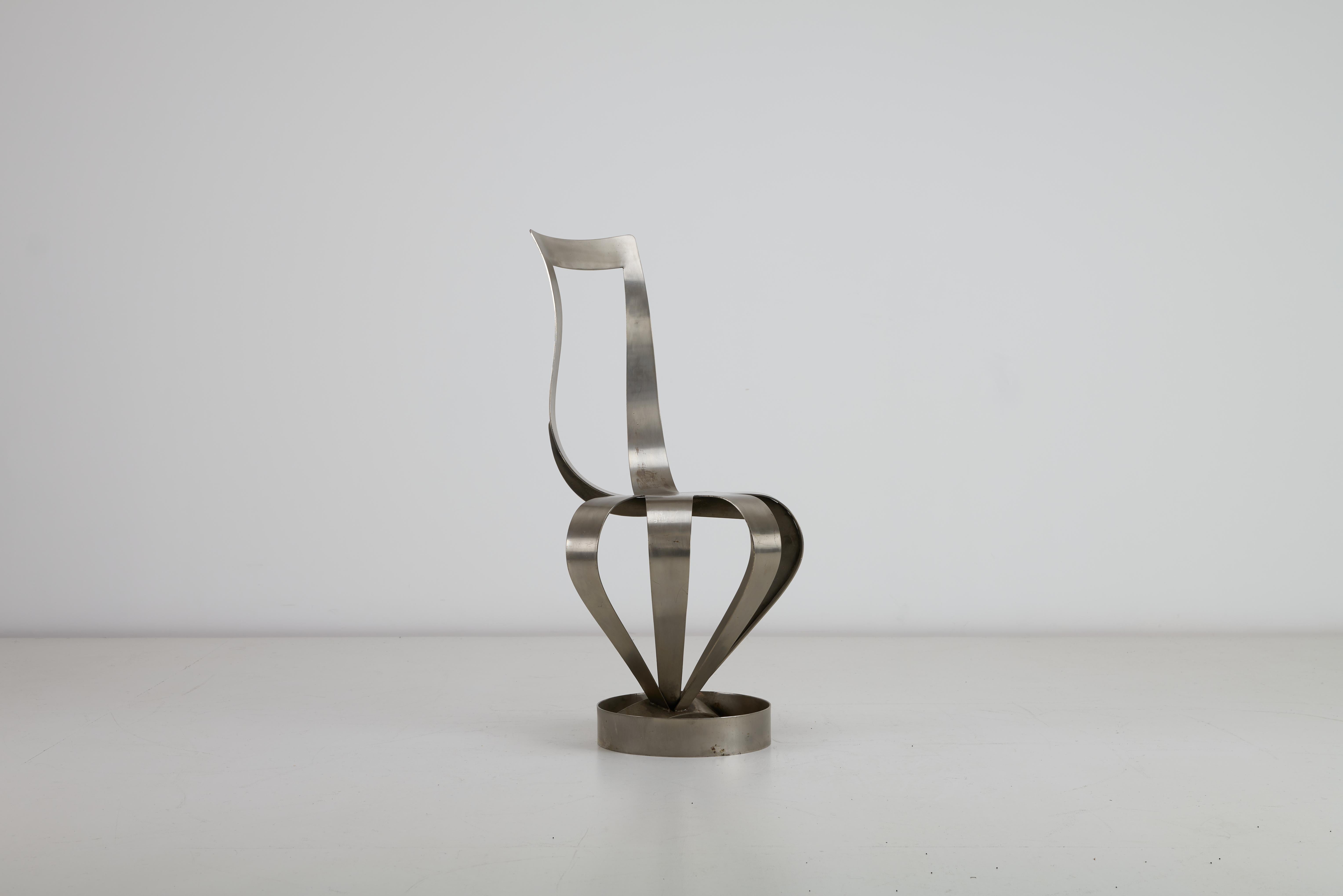 Britannico Sedia vintage Tom Dixon, Crown Chair, c1988 in vendita