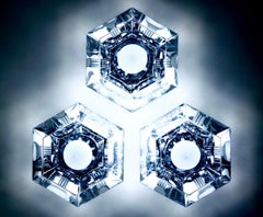 Tom Dixon Cut Surface Light Flush Fixture Smoke:: Deckenleuchte:: Wandleuchter