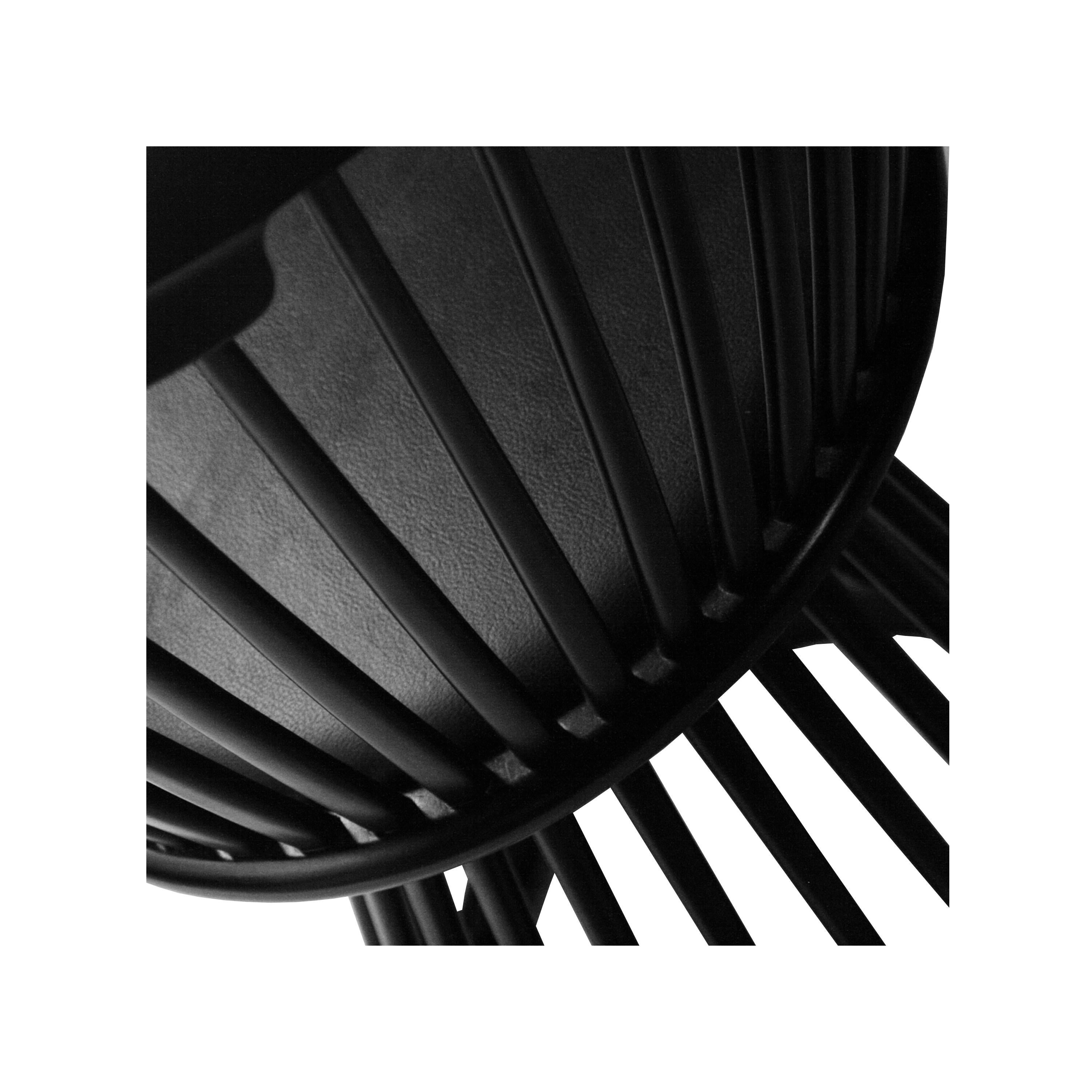 Tom Dixon ''Fan'' Circular Black Wood English Set of Four Dining Chairs, 2010 2