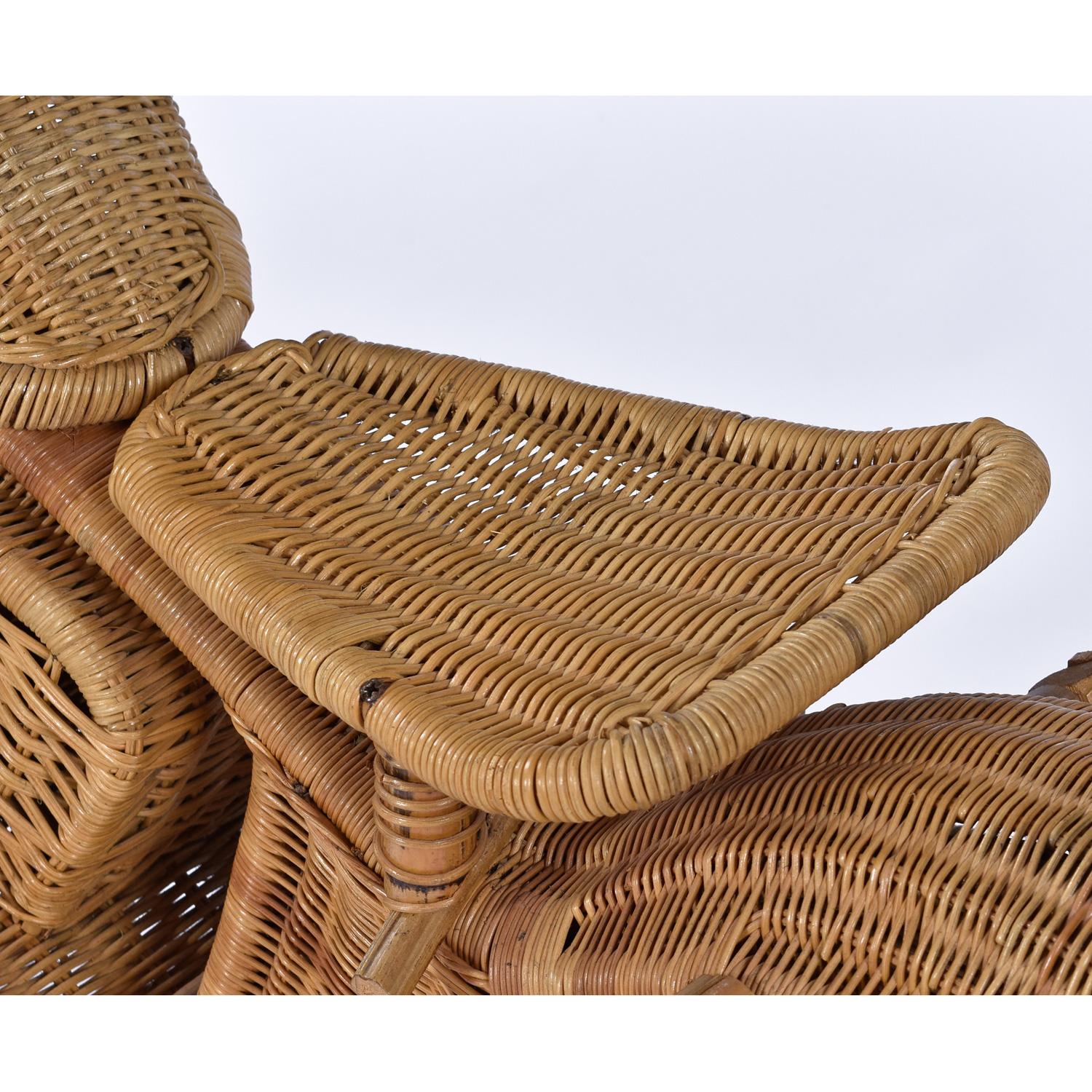 Tom Dixon para Habitat Escultura de motocicleta Harley Davidson de mimbre, ratán y bambú en venta 3