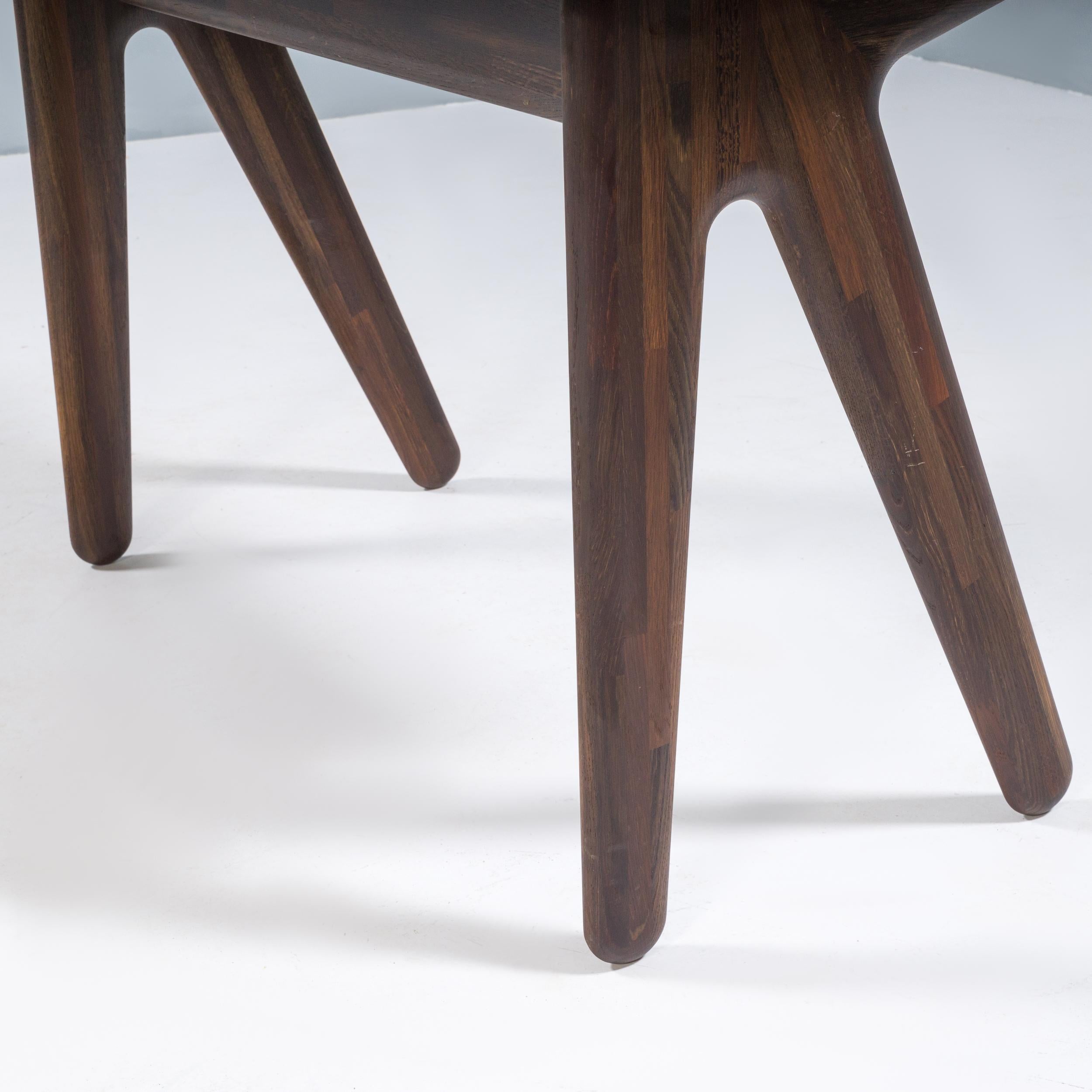 Tom Dixon Fumed Oak Slab Individual Desk 1