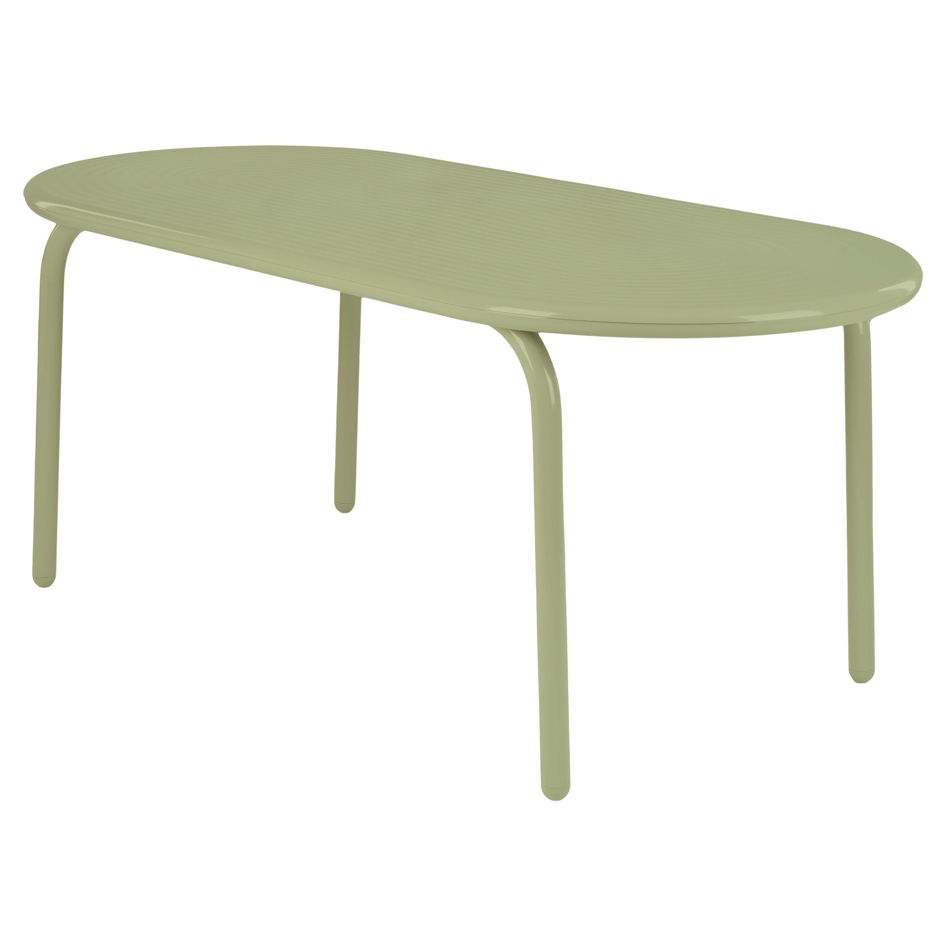 Tavolo da pranzo per esterni in alluminio Tom Dixon 'Groove' in Greene & Greene