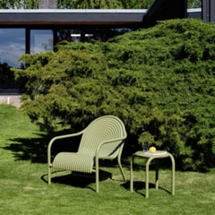 Tom Dixon "Groove" Aluminum Outdoor Lounge Chair in Moss Green
