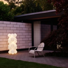 Tom Dixon "Groove" Aluminum Outdoor Lounge Chair in Putty