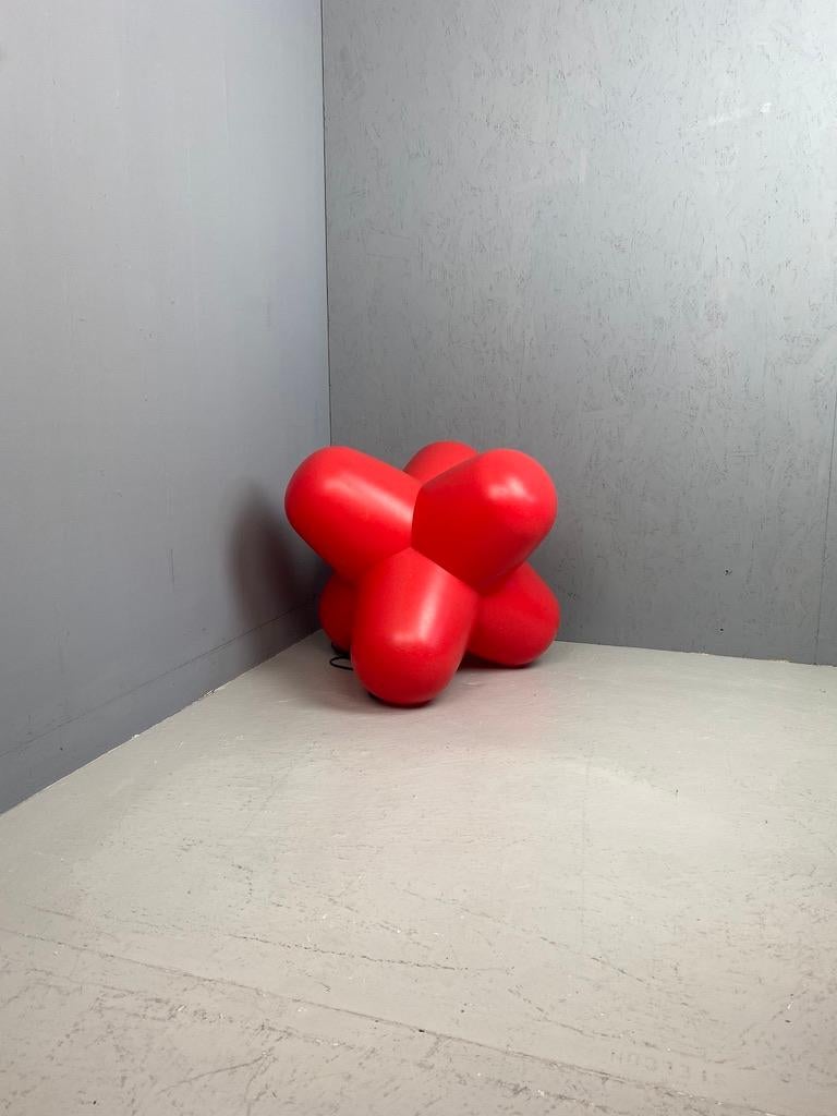 Tom Dixon iconic floorlamp 'Jack' in red at 1stDibs
