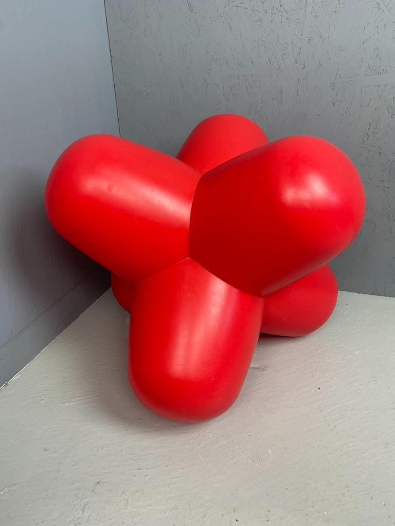 English Tom Dixon iconic floorlamp 'Jack' in red