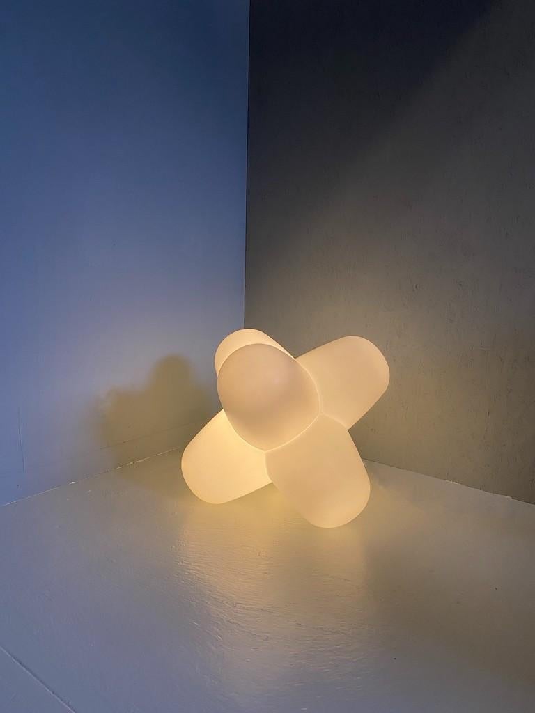 Jack is the original ‘sitting, lighting, stacking thing’, an award-winning multifunctional object that was one of Tom’s first experiments with plastic.

Made by air rotational moulding, with a 5 part tool – the plastic polythene pellets are added