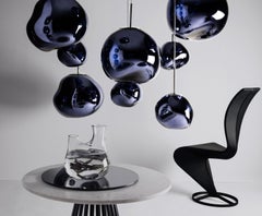 Tom Dixon Large Smoke Copper Melt Pendant LED:: Globe Lighting:: UK:: 2019