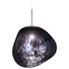 Tom Dixon Large Smoke Copper Melt Pendant LED, Globe Lighting, UK, 2019