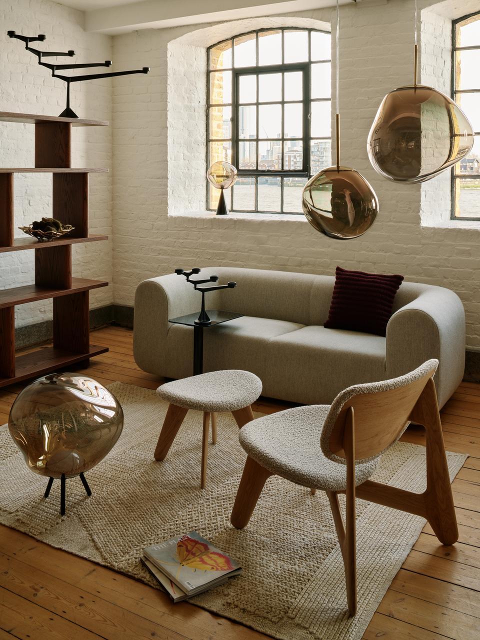 Stampato Tom Dixon 'Melt' Polished Copper Polycarbonate Pendant in vendita
