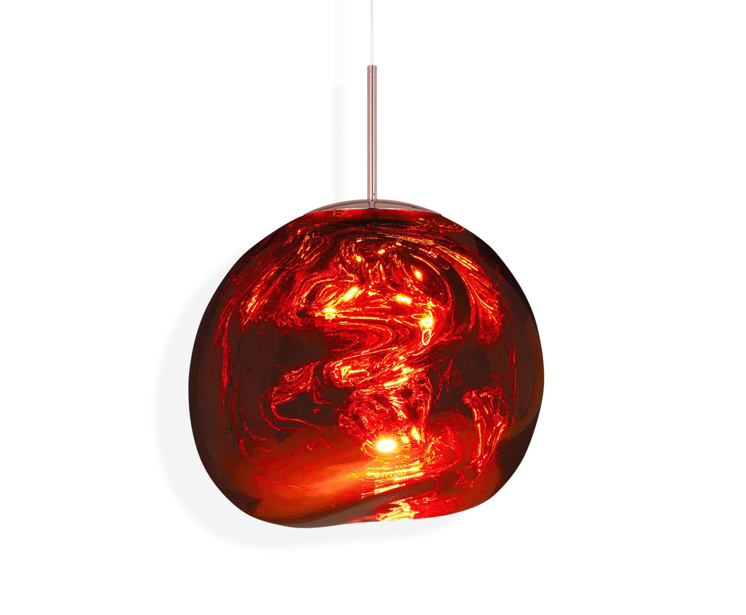 Tom Dixon 'Melt' Polished Copper Polycarbonate Pendant In condizioni Nuovo in vendita a Glendale, CA