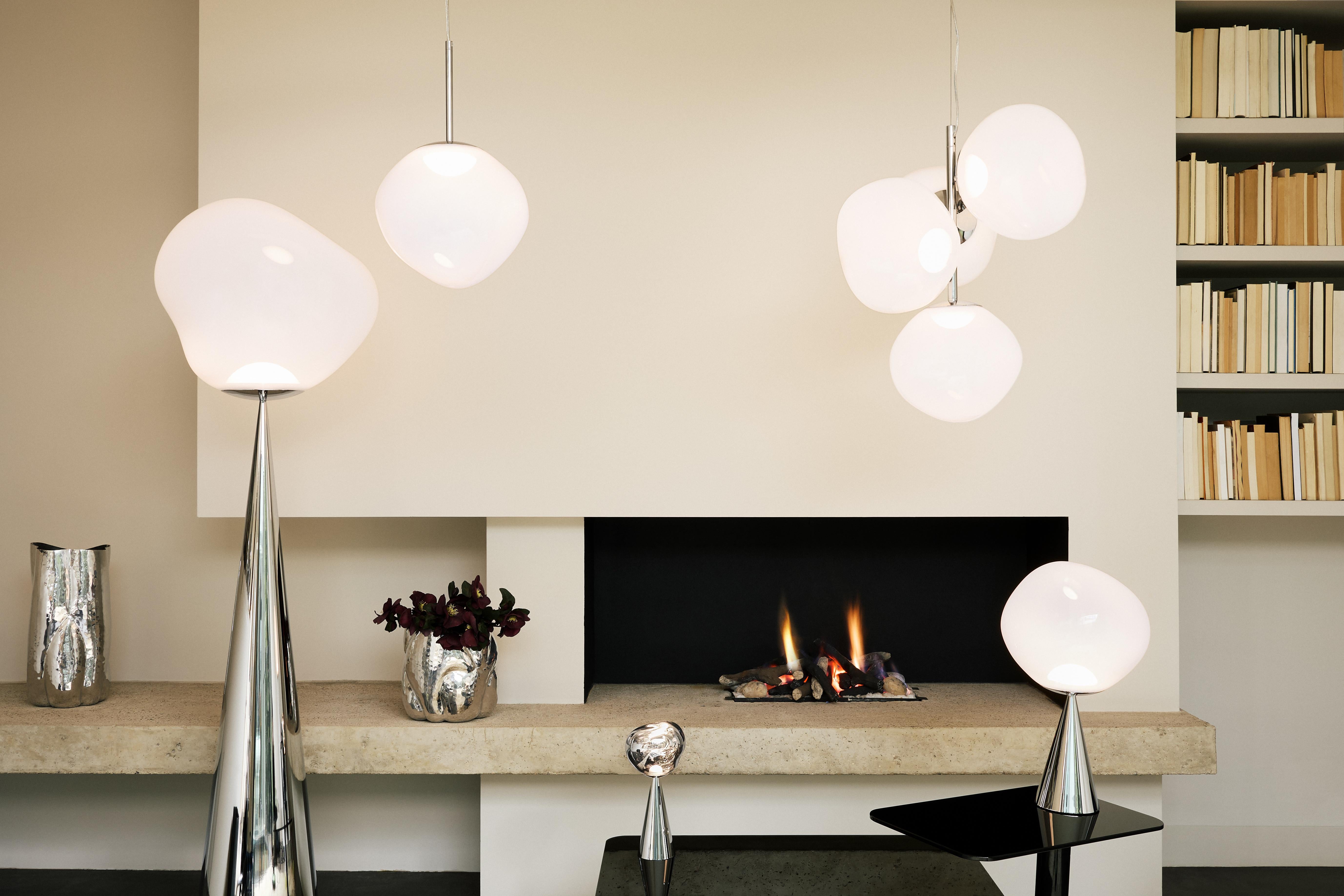 Tom Dixon 'Melt' Polycarbonate Pendant in Gold in vendita 10