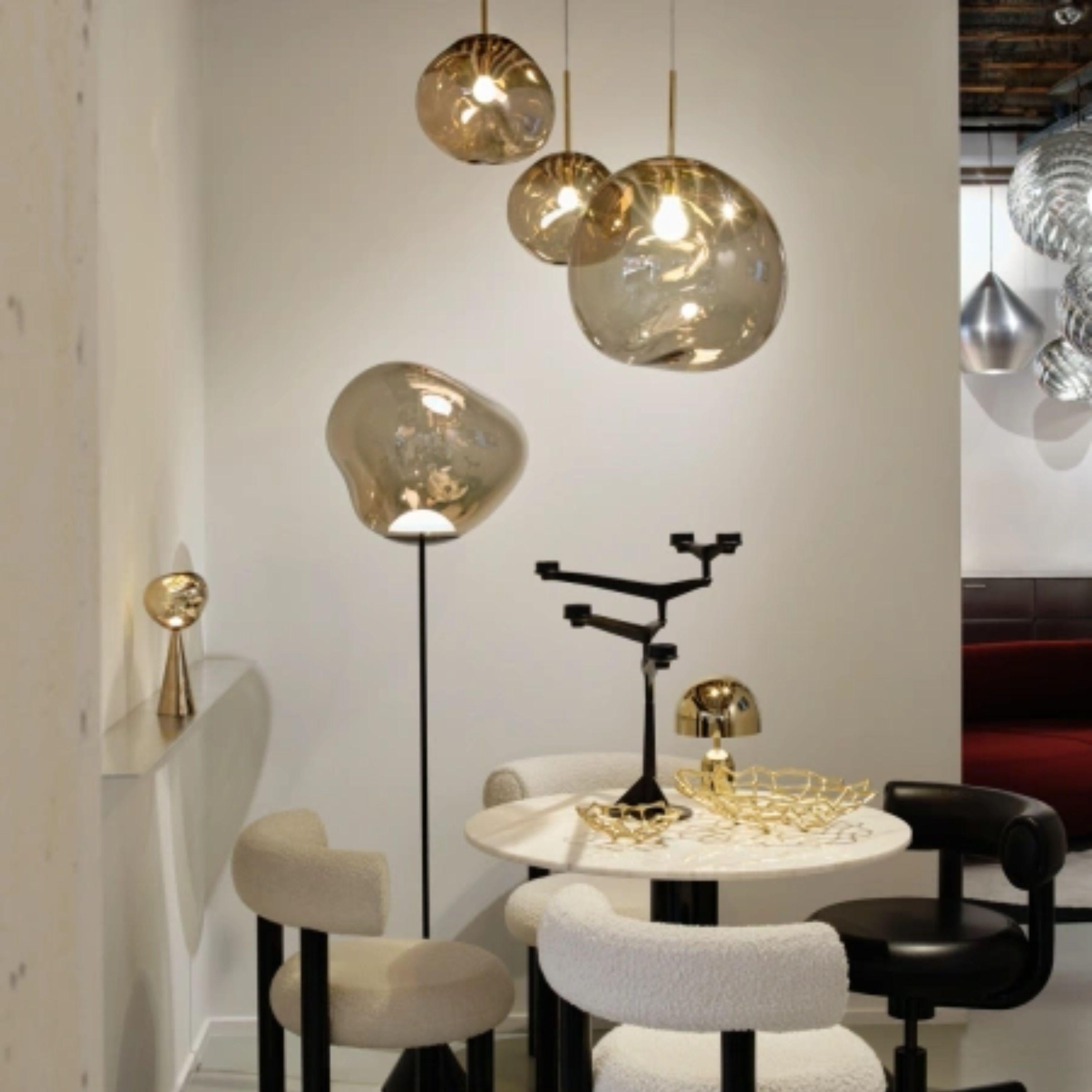 Tom Dixon 'Melt' Polycarbonate Pendant in Gold In condizioni Nuovo in vendita a Glendale, CA