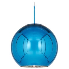 Tom Dixon Minimal Blue Copper Pendant Light, Small, Limited Edition, Jeff Koons