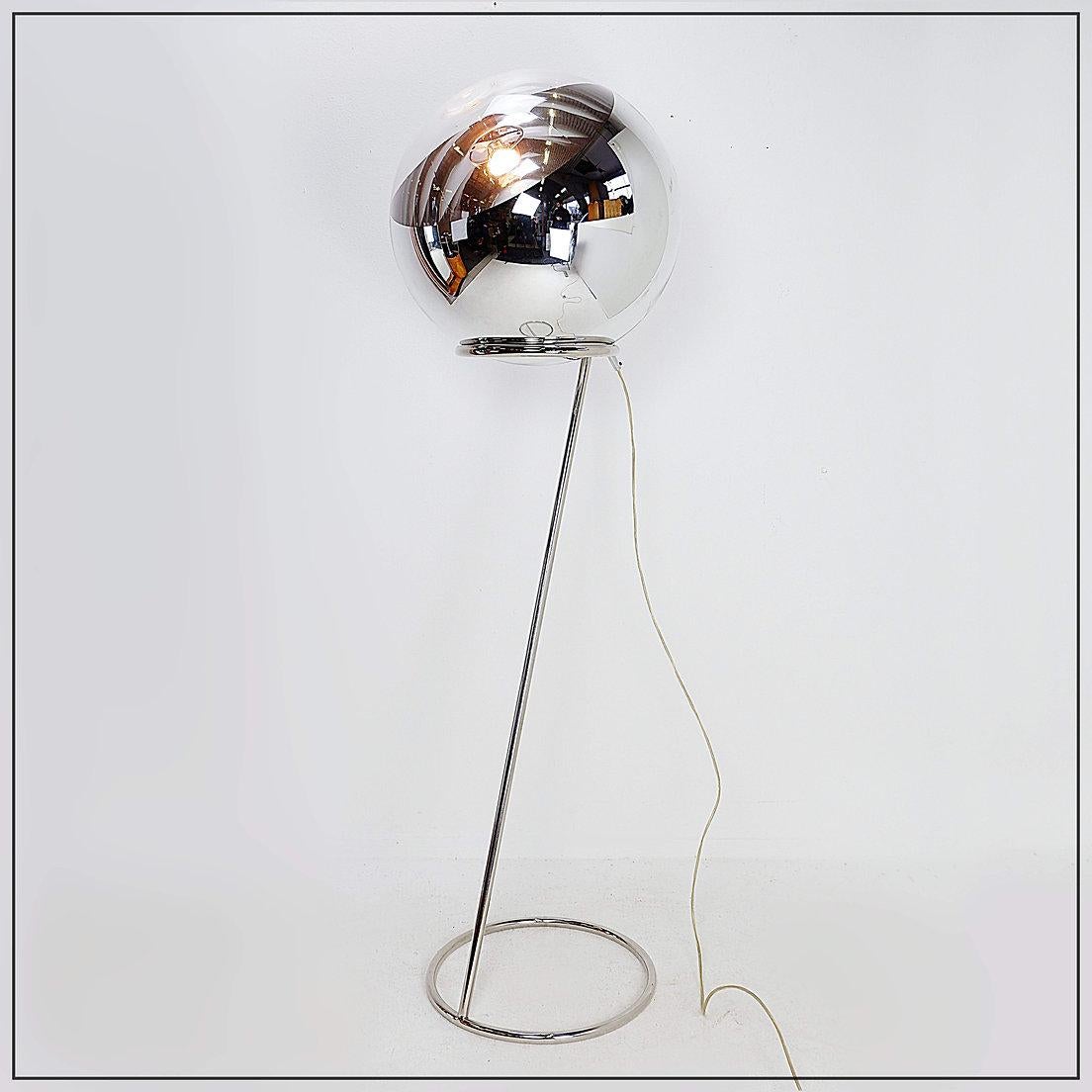 Lámpara de pie Tom Dixon Mirror Ball - Años 2000 en venta 1