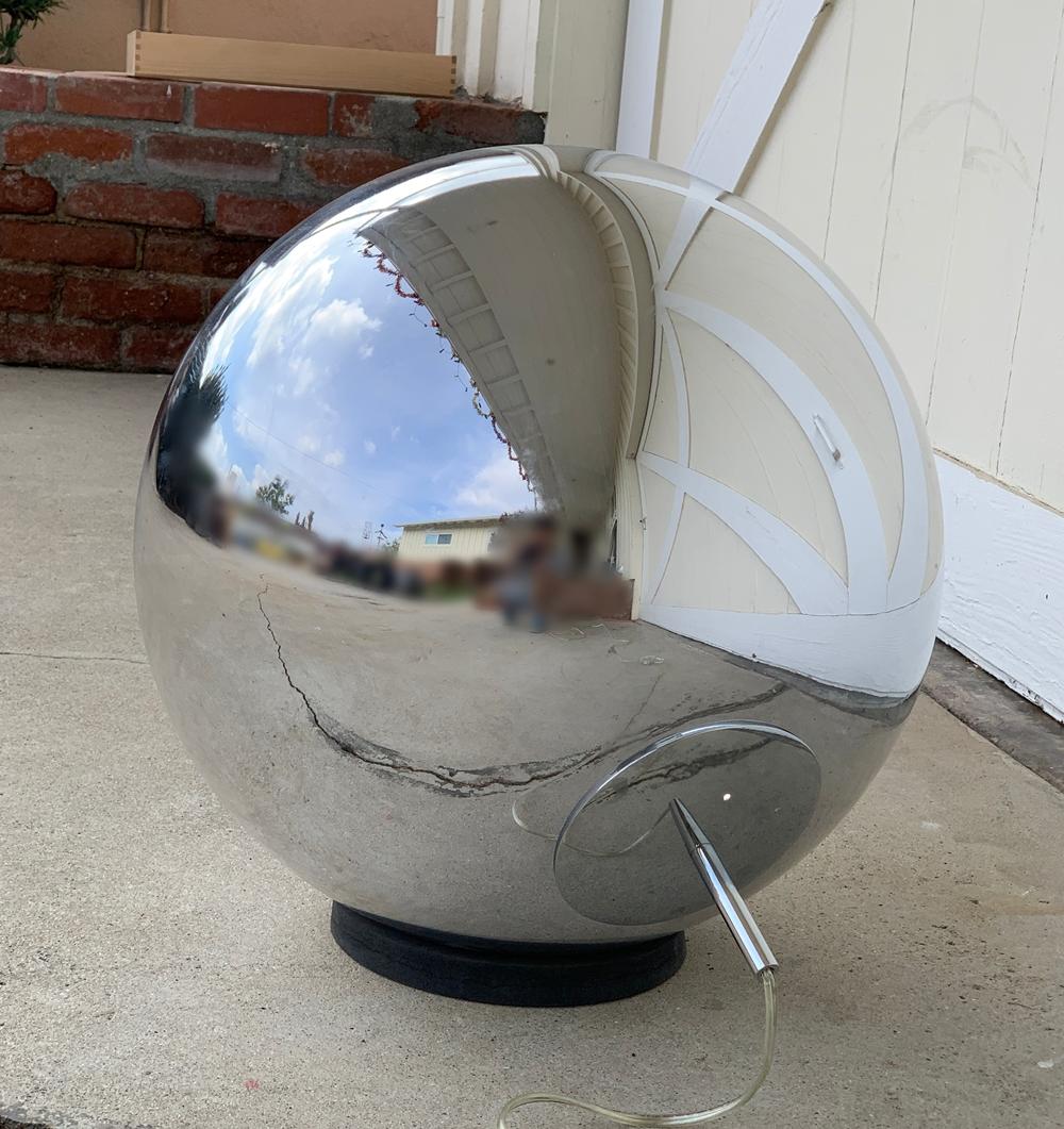 Modern Tom Dixon Mirror Ball Floor Lamp Large