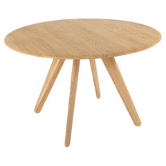 Tavolo da pranzo rotondo da 48 pollici Tom Dixon Natural Oak 'Slab'